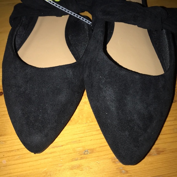 Bamboo Flats Black Knotted MJ Slide NWT - Picture 4 of 5